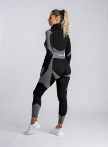 Megasstic valkyrie grey top, jacket and leggings